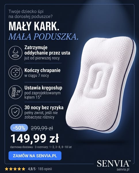 SENVIA™ - Poduszka profilowana dla dzieci