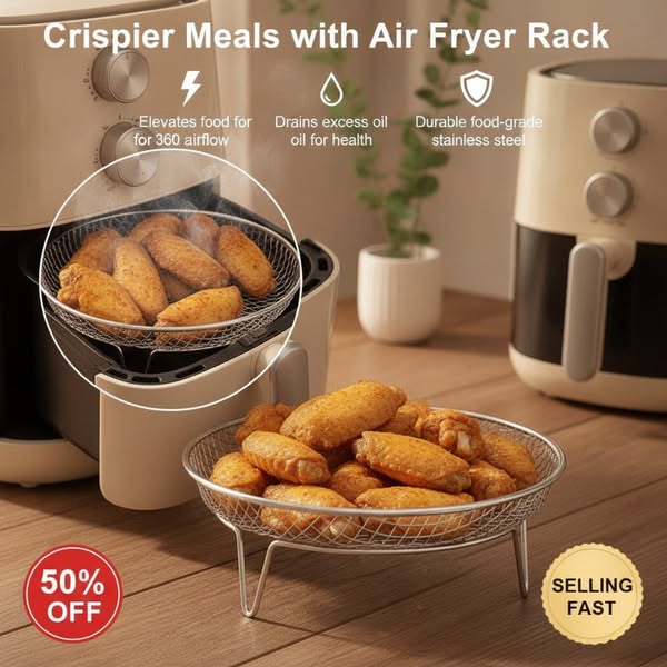Stainless Steel Air Fryer Rack