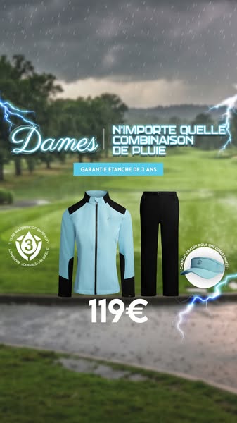 ENSEMBLES DE PLUIE POUR FEMMES MAINTENANT À 119€