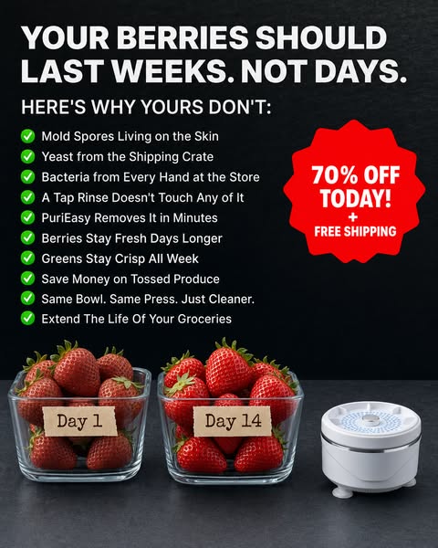 Your Rinsed Produce is NOT Clean