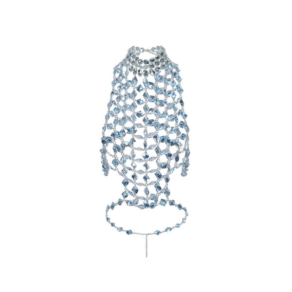 Jacova Halter Sleeveless Diamante Top