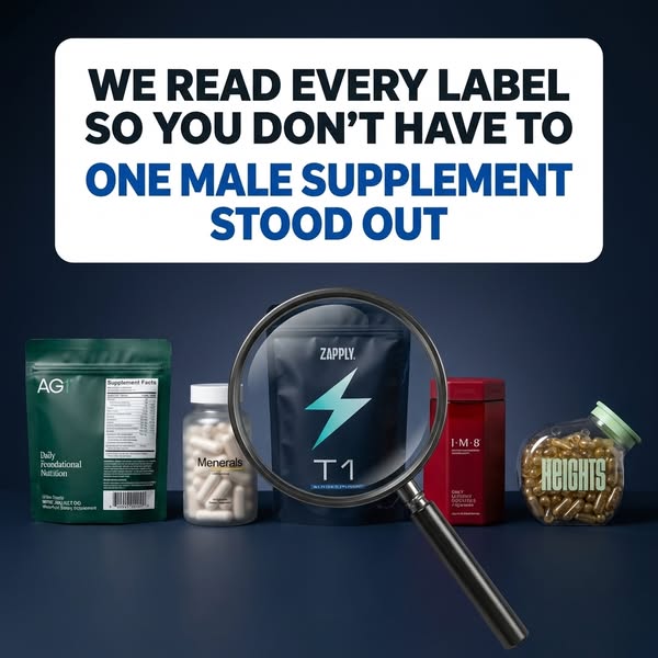 We Tested 30+ Men's Supplements. Only 5 Made The Cut.