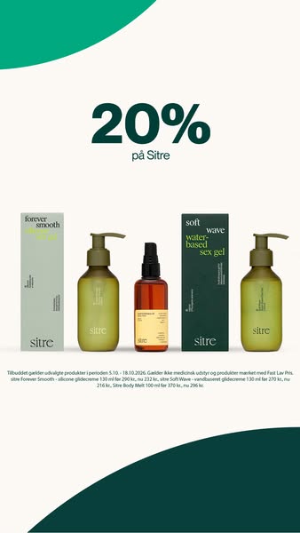 Spar 20% på Sitre