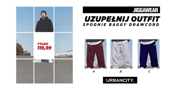 Dresy baggy Jigga Wear — 119,99 zł