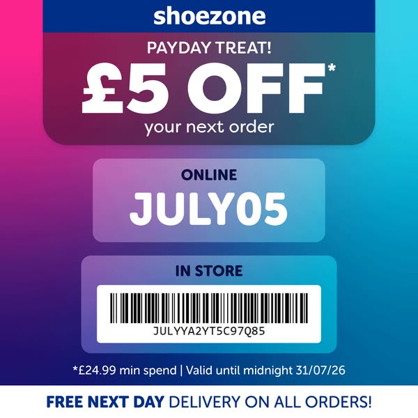 £5 Off your next order