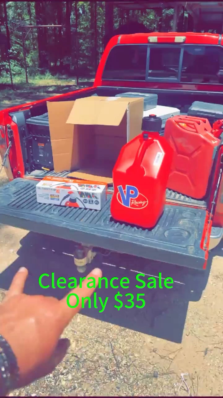 3 Pack Fuel Jug with Transfer Pump Clearance, Only $35.90