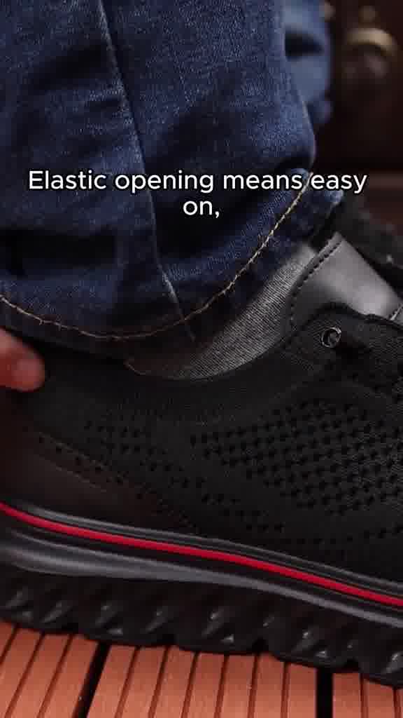 Step into Men's Hands Free Slip On Oxford Shoes for a perfect blend of comfort, support, and timeless style.