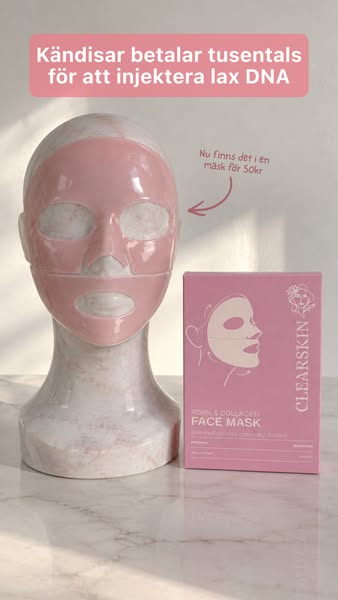 PDRN + Kollagen i 1 mask!