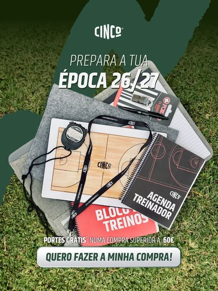 Cinco Campanha Pré-Época 26-27 | CINCO Clipboards