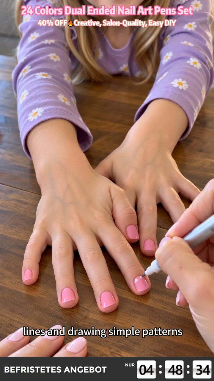 50% Off!24 Colours Dual-Ended Nail Art Pens