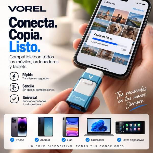 Compatible con todos los móviles