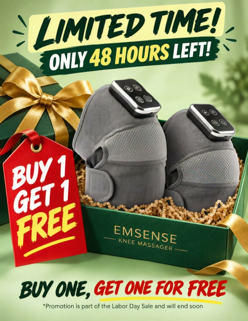 Try EMSense Knee Massager Today!
