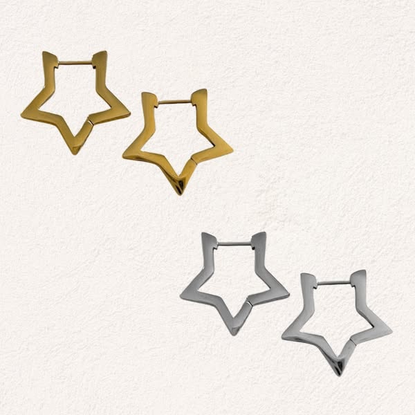 star oorbellen