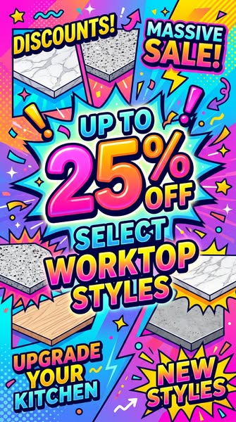 Save Hundreds on Your Next Worktop