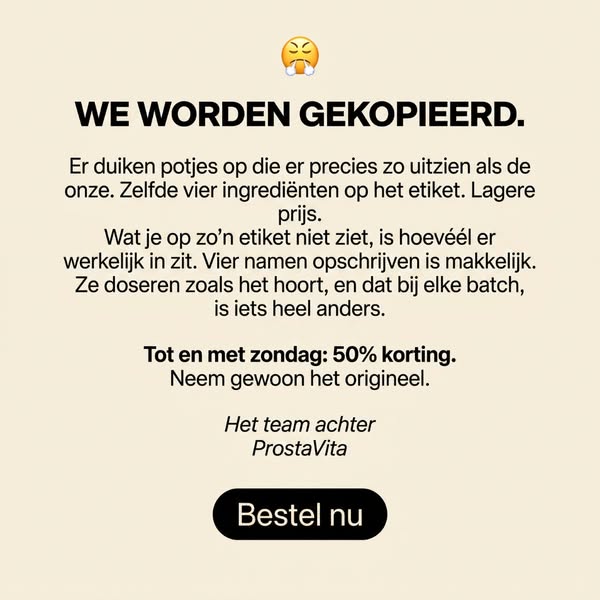 VIJF KEER PER NACHT PLASSEN?