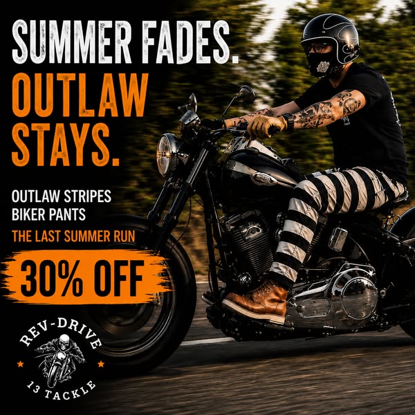 SUMMER FADES. OUTLAW STAYS. – 30 % OFF