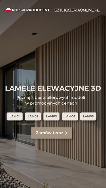 16 wzorów lameli na elewację