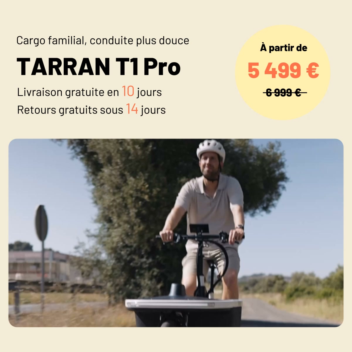 T1 Pro Outlet: cargo familial smart