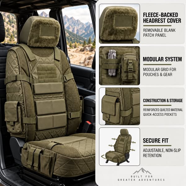 Protect The Seat. Organize The Gear.