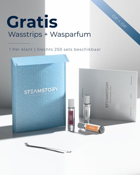 GRATIS Wasparfum + Wasstrips
