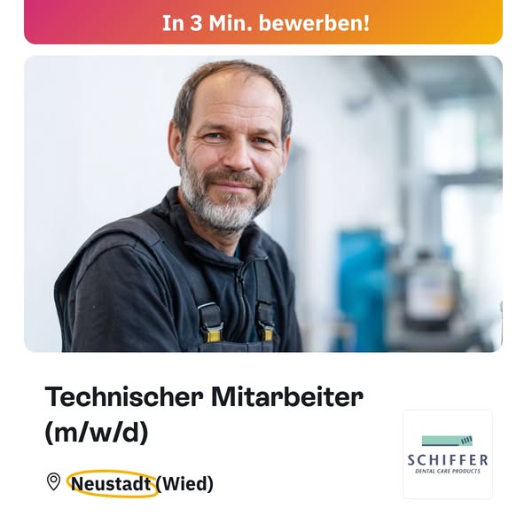 Technischer Mitarbeiter in der Prozesstechnik (m/w/d) in Neustadt (Wied)