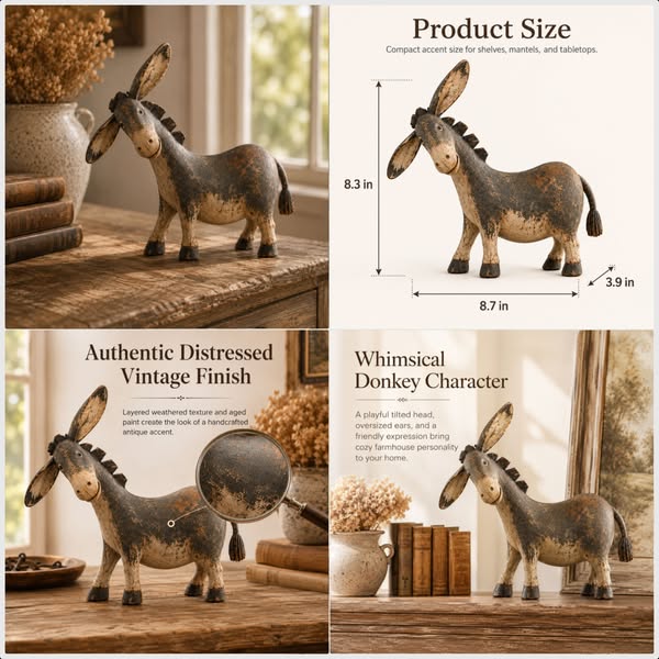 A Donkey Full of Rustic Character