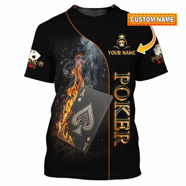 Poker's Perfect Shirts Custom Name for You!