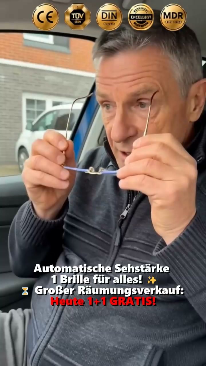GLEITSICHT-LESEBRILLE PHOTOCHROM – 50 % Rabatt | Streng limitiert in Deutschland