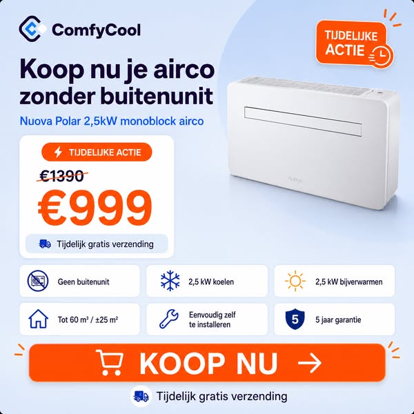 ComfyCool - laagste prijsgarantie in alles airco