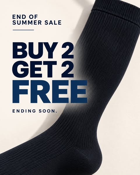 Buy 2, Get 2 Free! LightLeg Compression Socks