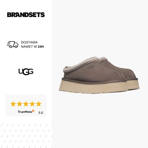 UGG TAZZ II DRIED OREGANO KLAPKI OCIEPLANE BRĄZOWE