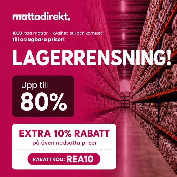 Lagerrensning! 80%
