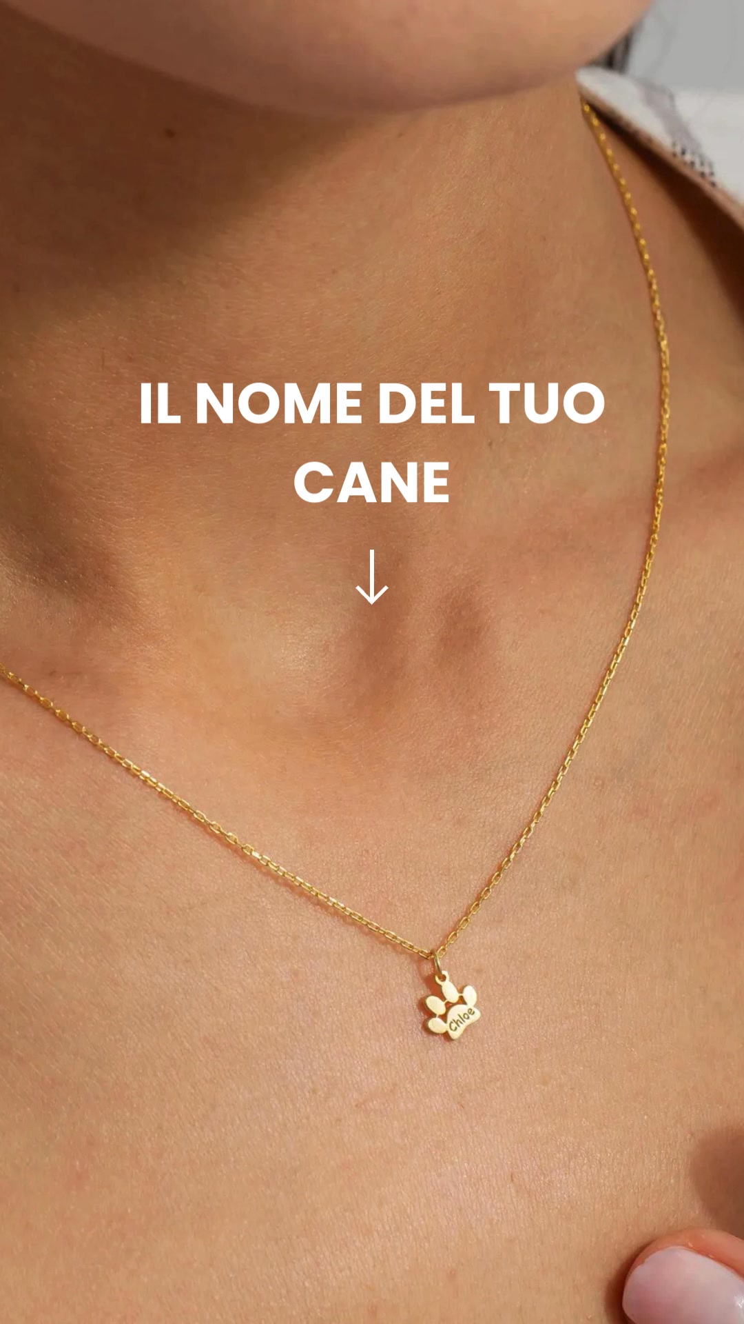 Il nome del tuo animale domestico inciso sopra!