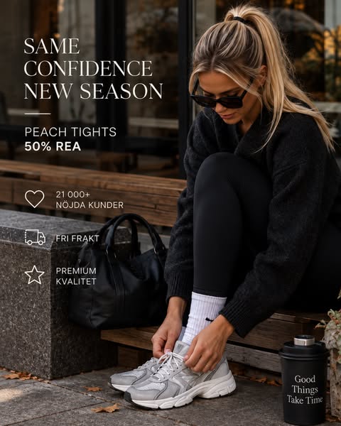 Peach Tights – Nu 50% rabatt.