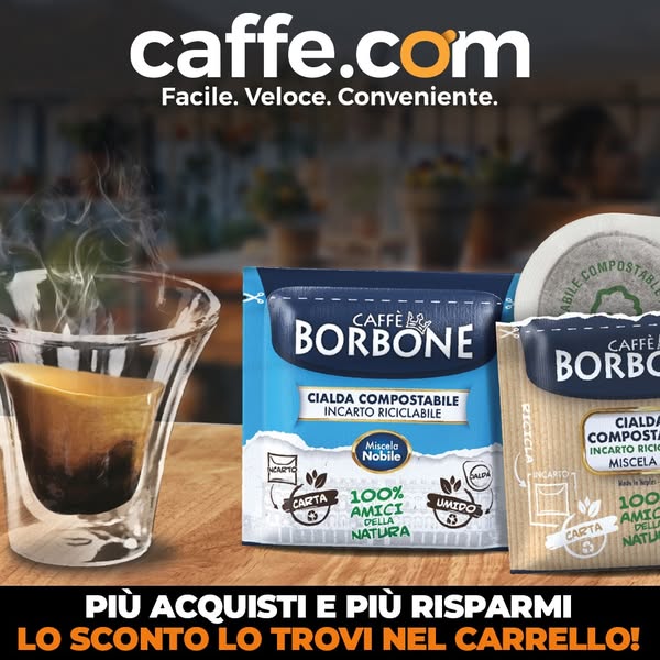 Comprare i tuoi caffè ora è Facile, Veloce e Conveniente