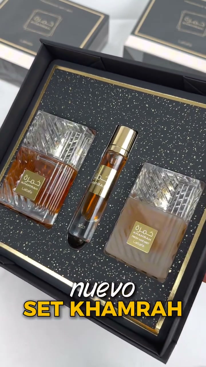 KHAMRAH + PERFUME DE VIAJE + PERFUME DE PELO