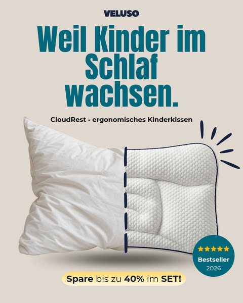 Cloudrest™ Ergonomisches Kinderkissen