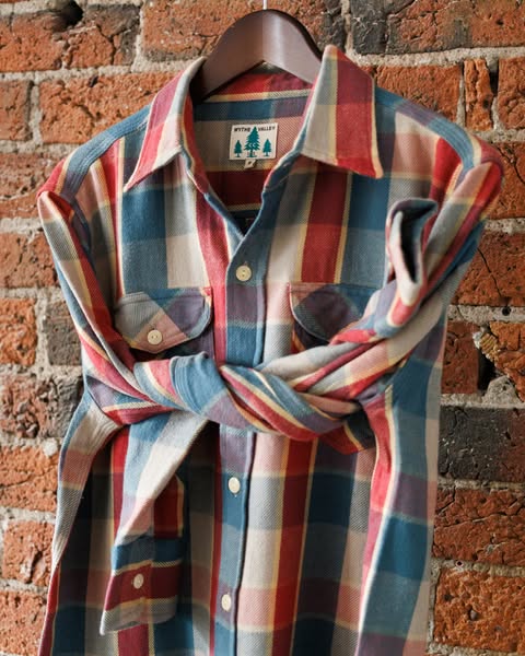 Wythe Washed Flannel Workshirt - Conservation Plaid