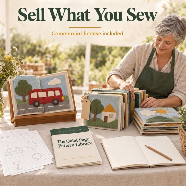 Sew Quiet Books You Can Sell