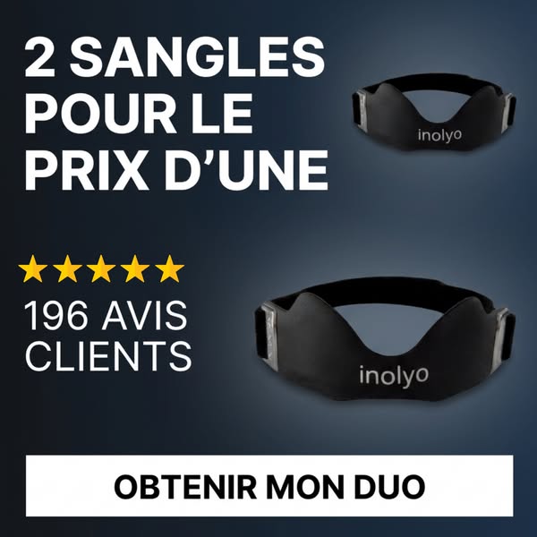 Sangle rotulienne genou - maintien rotule et tendon rotulien - Inolyo