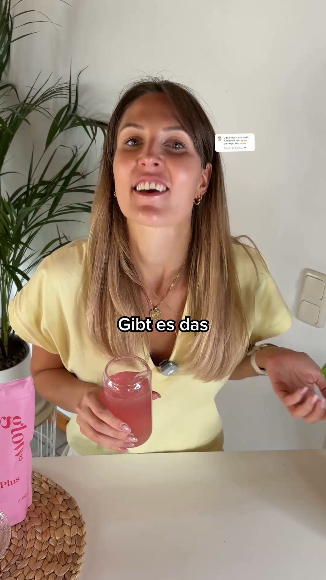 Glow25 Kollagen Plus mit Erdbeergeschmack
