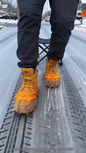 LAST DAY 49% OFF - Lightweight Crampons Anti-Slip Traction Snow Grips for Walking