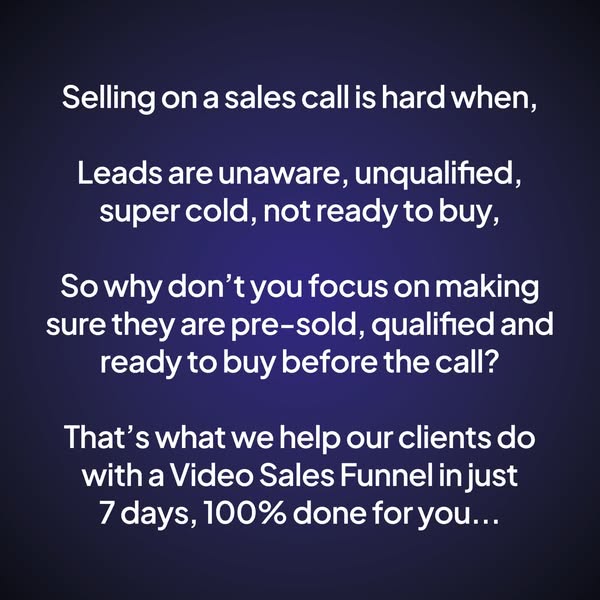 Pre-Sell Your Leads 24/7