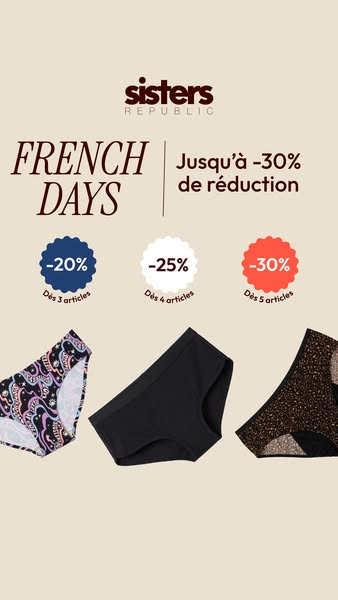 FRENCH DAYS : jusqu'à -30%