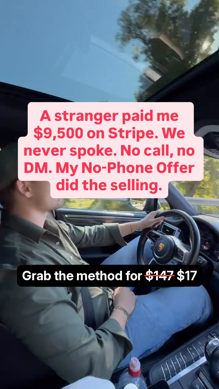 $9,500 From A Stranger. No Call.