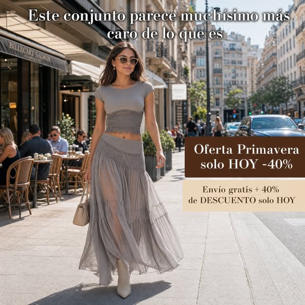 Envío gratis +40% de DESCUENTO solo HOY