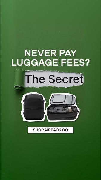 Carry 50% more with Airback!