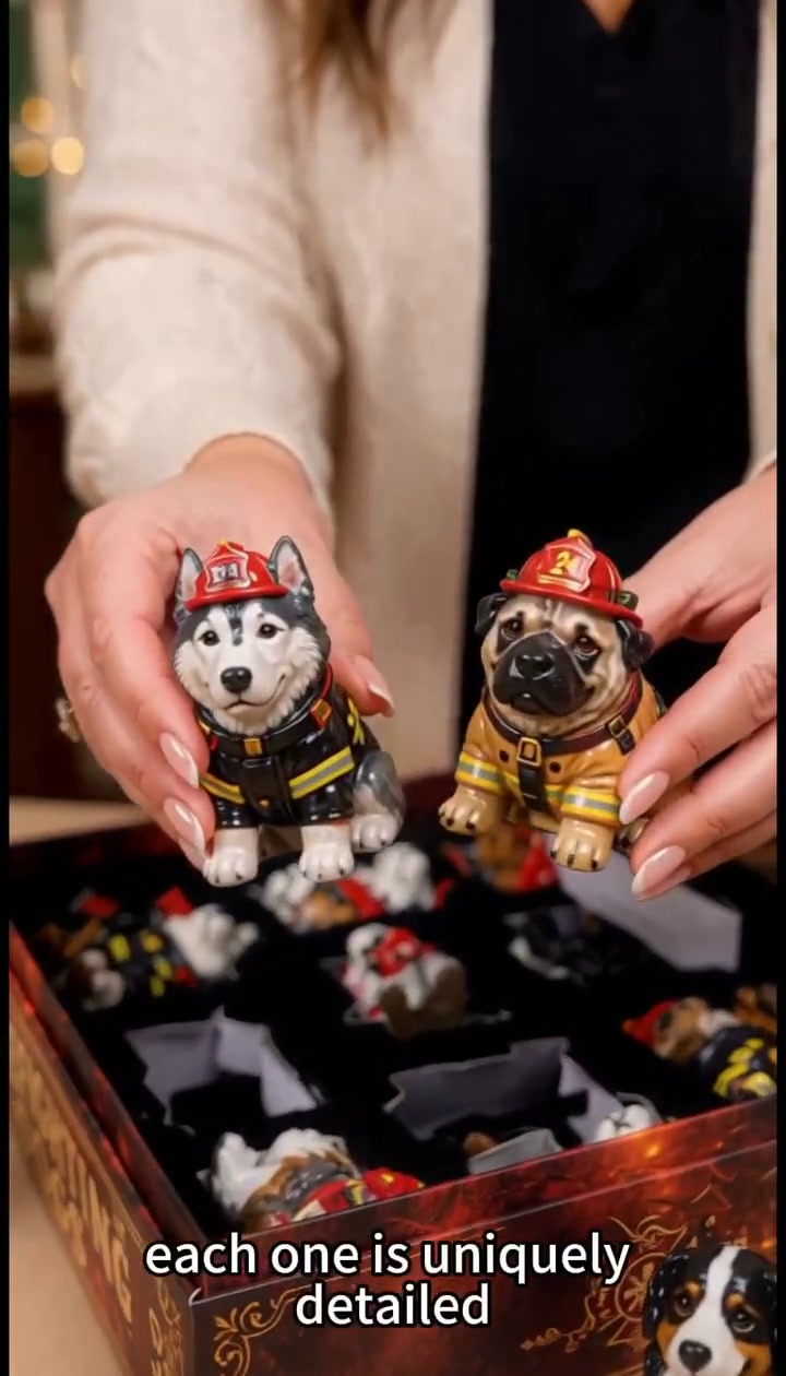 24 Days. 24 Firefighting Dogs. Endless Christmas Joy!