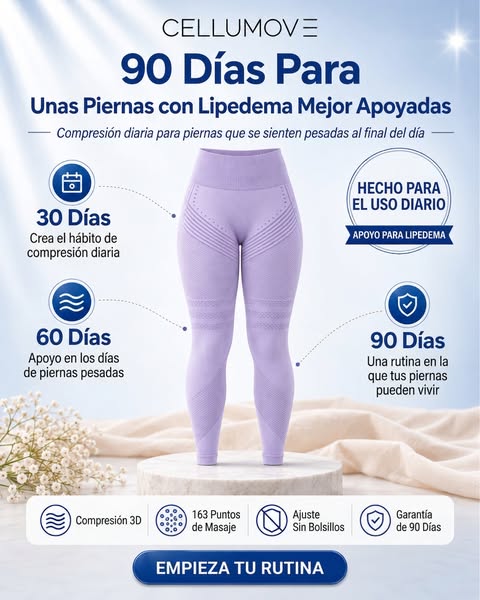 Comience hoy mismo a aliviar su lipedema.