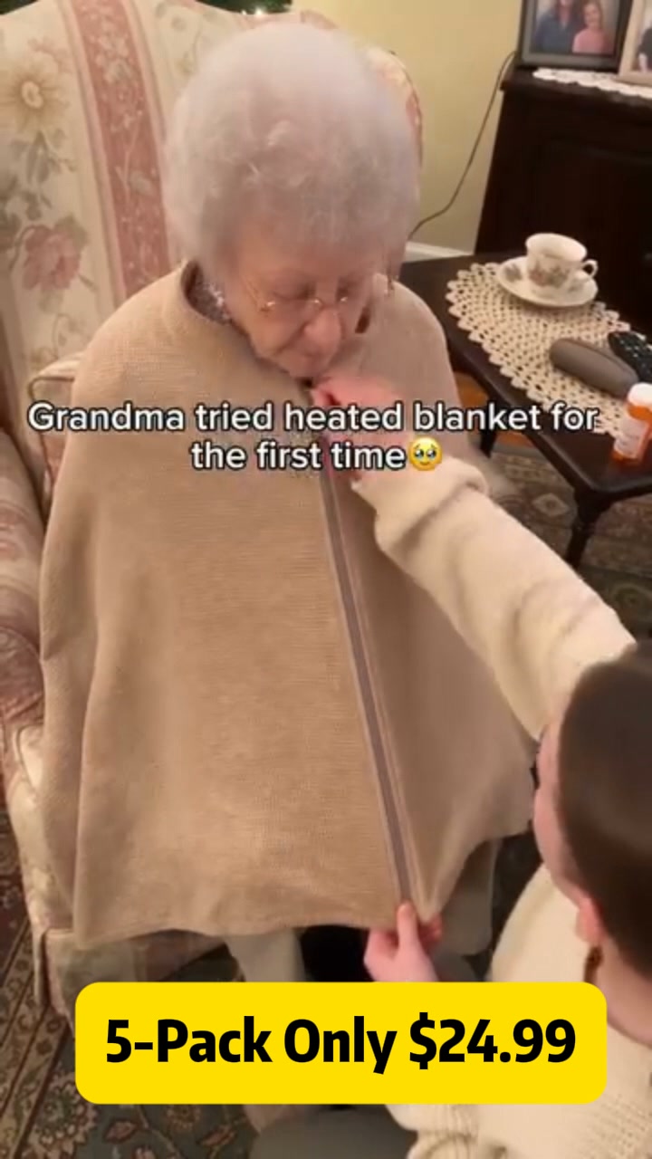 5 HEATED SHAWLS FOR JUST $24.99 — POWER BANK INCLUDED!